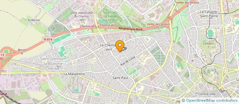 localisation de l'entreprise ASSOCIATION DES ANNALES DE NORMANDIE à CAEN