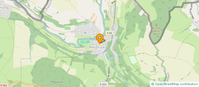 localisation de l'entreprise ASSOCIATION DES ARBORICULTEURS DE BLIESBRUCK BLIES-EBERSING  BLIESBRUCK