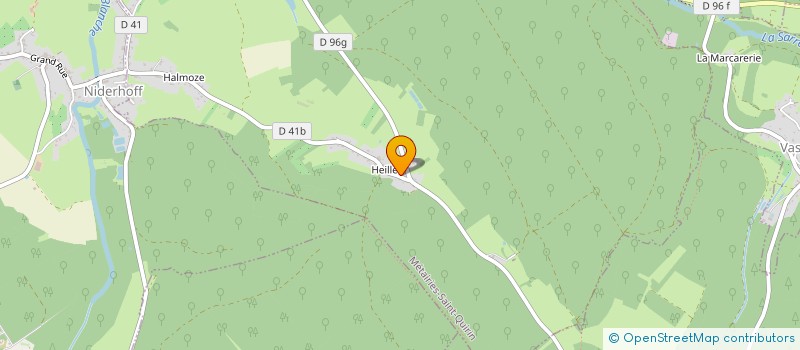 localisation de l'entreprise ASSOCIATION DES ARBORICULTEURS DE HASELBOURG ET ENVIRONS  METAIRIES-SAINT-QUIRIN