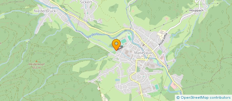 localisation de l'entreprise ASSOCIATION DES ARBORICULTEURS DE LA VALLE DE LA DOLLER ET ENVIRONS à MASEVAUX-NIEDERBRUCK