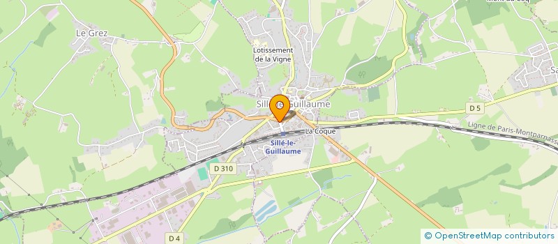 localisation de l'entreprise ASSOCIATION DES ARTISANS COMMERCANTS DU PAYS DE SILLE  SILLE-LE-GUILLAUME