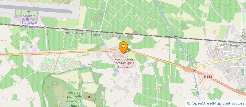 localisation de l'entreprise ASSOCIATION DES ARTISANS DU BATIMENT  VIAS