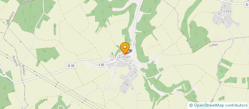 localisation de l'entreprise ASSOCIATION DES ARTISANS DU CYCLE  COLLAN