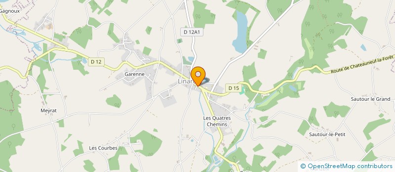 localisation de l'entreprise ASSOCIATION DES ARTISANS ET COMMERCANTS DE LINARDS  LINARDS