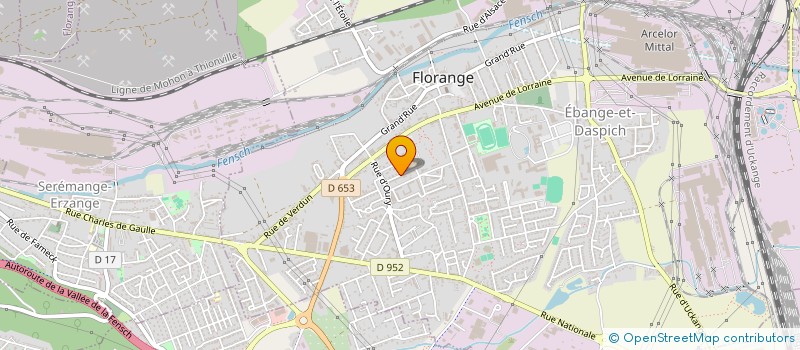 localisation de l'entreprise ASSOCIATION DES ARTISTES AMATEURS  FLORANGE