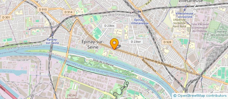 localisation de l'entreprise ASSOCIATION DES ARTISTES DE GOSPEL URBAIN à EPINAY-SUR-SEINE