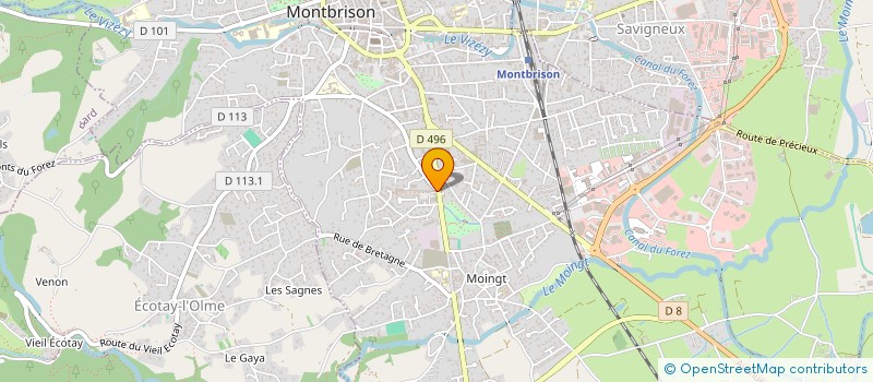 localisation de l'entreprise ASSOCIATION DES ARTISTES DU MONTBRISONNAIS LES TUPINS à MONTBRISON