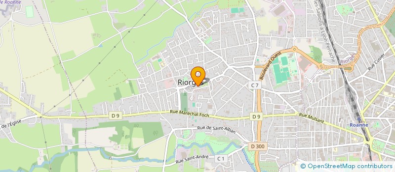 localisation de l'entreprise ASSOCIATION DES ARTISTES RIORGEOIS à RIORGES