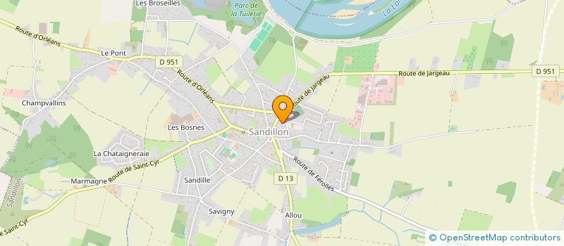 localisation de l'entreprise ASSOCIATION DES ARTISTES SANDILLONNAIS à SANDILLON