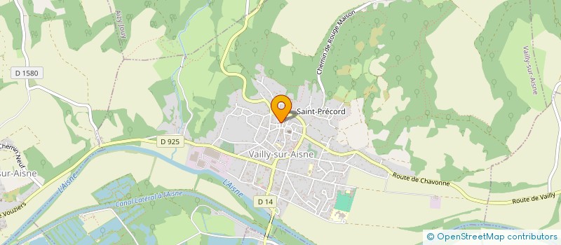 localisation de l'entreprise ASSOCIATION DES ARTS DE FORMES COURTES  VAILLY-SUR-AISNE