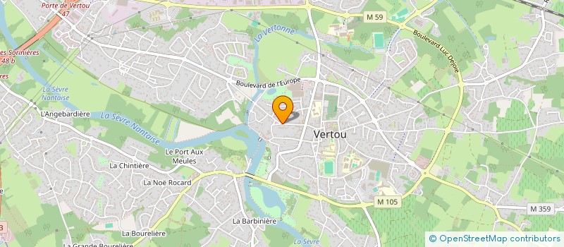 localisation de l'entreprise ASSOCIATION DES ARTS DE L'AMERIQUE ANDINE  VERTOU