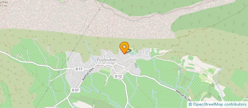 localisation de l'entreprise ASSOCIATION DES ARTS ENERGETIQUES UNIVERSELS  PUYLOUBIER