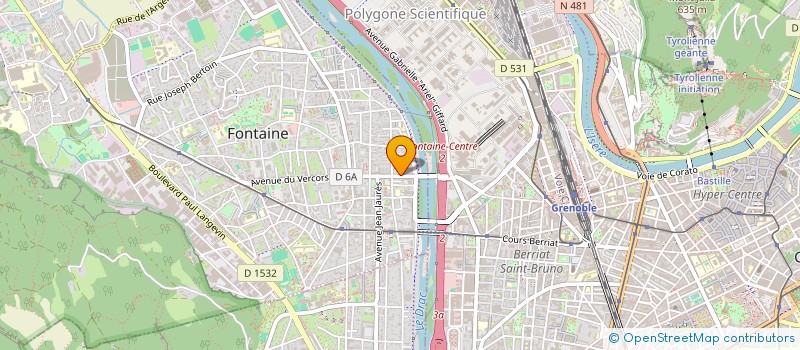 localisation de l'entreprise ASSOCIATION DES ARTS ET DE L ARTISANAT à FONTAINE