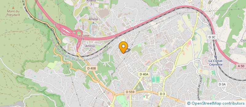 localisation de l'entreprise ASSOCIATION DES ARTS ET DES CHATS à CEYRESTE