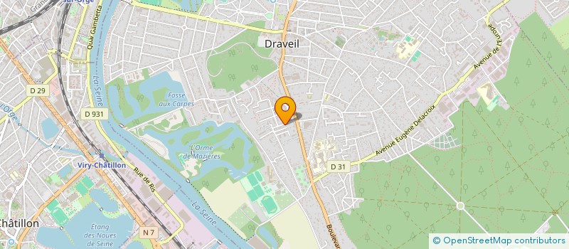 localisation de l'entreprise ASSOCIATION DES ARTS PLASTIQUES DE DRAVEIL à DRAVEIL