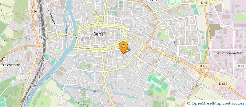localisation de l'entreprise ASSOCIATION DES ARTS VERRIERS à SENS
