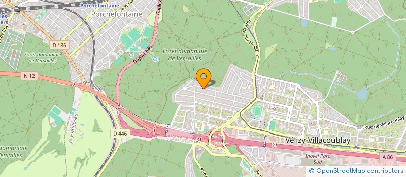 localisation de l'entreprise ASSOCIATION DES ASSISTANTES MATERNELLES AGREEES D ARC EN CIEL 78 à VELIZY-VILLACOUBLAY