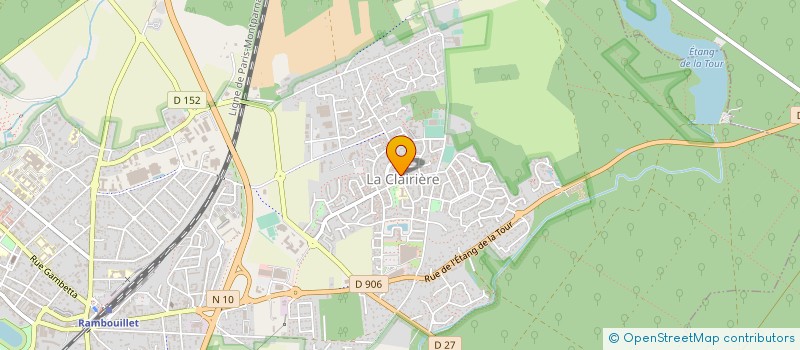 localisation de l'entreprise ASSOCIATION DES ASSISTANTES MATERNELLES DE LA CLAIRIERE A RAMBOUILLET à RAMBOUILLET