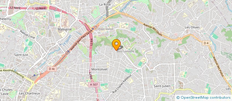 localisation de l'entreprise ASSOCIATION DES ASSISTANTES MATERNELLES DU 12 EME à MARSEILLE
