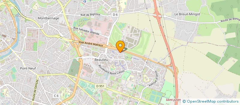 localisation de l'entreprise ASSOCIATION DES ASSISTANTS FAMILIAUX DE POITIERS à POITIERS