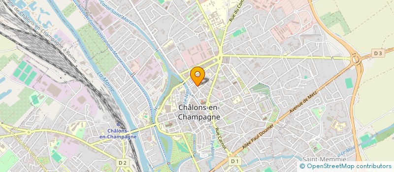 localisation de l'entreprise ASSOCIATION DES ASSOCIATIONS SPORTIVES DES COLLEGES ET LYCEES DU DISTRICT DE CHALONS EN CHAMPAGNE  CHALONS-EN-CHAMPAGNE