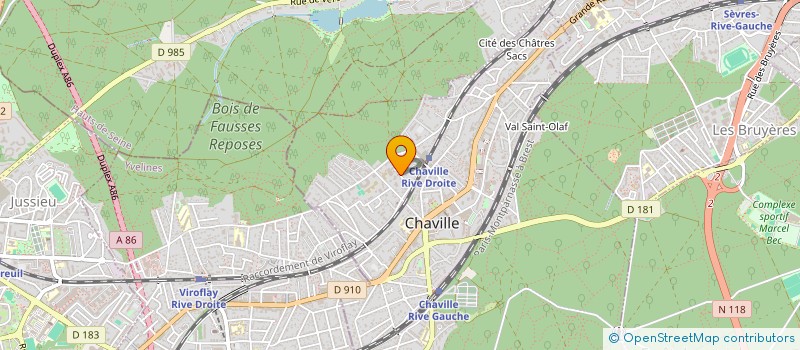 localisation de l'entreprise ASSOCIATION DES ASSUREURS ET REASSUREURS VIE ET DE PERSONNES à CHAVILLE