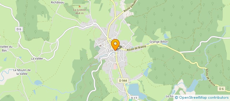 localisation de l'entreprise ASSOCIATION DES ATELIERS D'ARTISTES DE LORMES (58) à LORMES