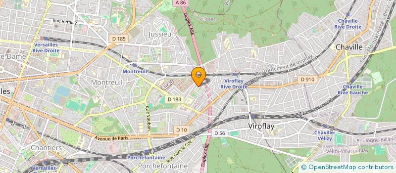 localisation de l'entreprise ASSOCIATION DES ATELIERS DES MATELOTS à VERSAILLES