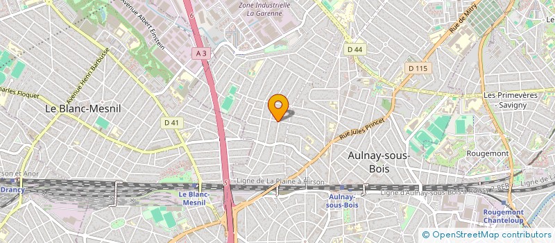 localisation de l'entreprise ASSOCIATION DES AUTOMOBILISTES AULNAYSIENS à AULNAY-SOUS-BOIS