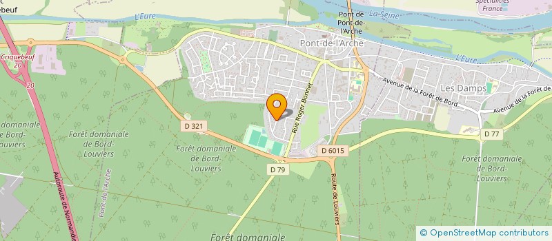 localisation de l'entreprise ASSOCIATION DES AVENTURIERS DE L'IMAGINAIRE  PONT-DE-L'ARCHE