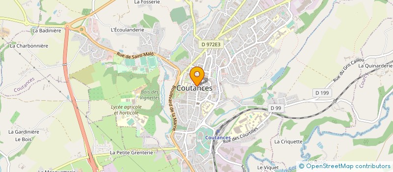 localisation de l'entreprise ASSOCIATION DES AVEUGLES ET MALVOYANTS DE LA MANCHE à COUTANCES