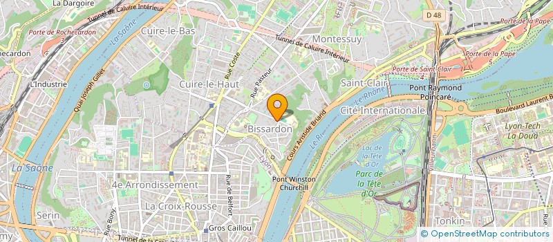 localisation de l'entreprise ASSOCIATION DES BAMBINS DE CALUIRE à CALUIRE-ET-CUIRE