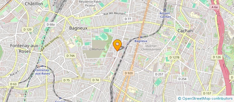 localisation de l'entreprise ASSOCIATION DES BAMOUN DE FRANCE à BAGNEUX