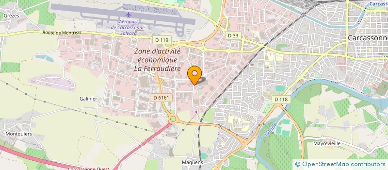 localisation de l'entreprise ASSOCIATION DES BANQUES ALIMENTAIRES D'OCCITANIE à CARCASSONNE