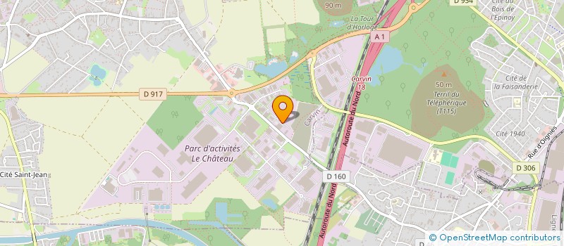 localisation de l'entreprise ASSOCIATION DES BANQUES ALIMENTAIRES DE LA REGION DES HAUTS DE FRANCE à CARVIN