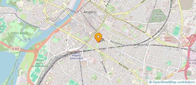 localisation de l'entreprise ASSOCIATION DES BEAUX ARTS HOTEL D'OLONNE (ABAHO) à ANGERS