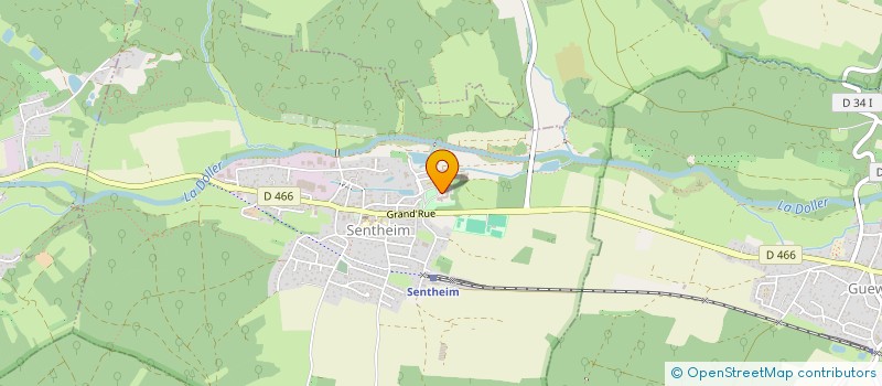 localisation de l'entreprise ASSOCIATION DES BENEVOLES DE LA MAISON SAINT JEAN DE SENTHEIM  SENTHEIM