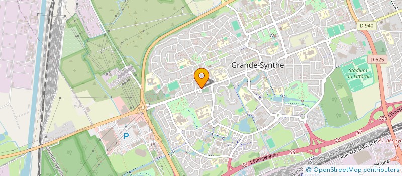 localisation de l'entreprise ASSOCIATION DES BENEVOLES DES REPAIR CAFE DU DUNKERQUOIS  GRANDE-SYNTHE