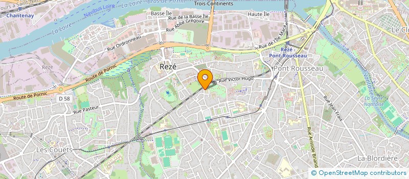 localisation de l'entreprise ASSOCIATION DES BENEVOLES DES RESIDENCES MAUPERTHUIS ET ALEXANDRE PLANCHER à REZE