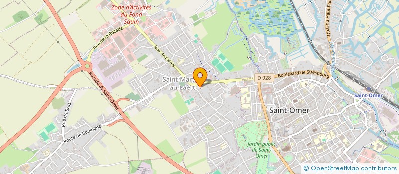 localisation de l'entreprise ASSOCIATION DES BENEVOLES HORSE-BALLEURS DE SAINT MARTIN (ABHB)  SAINT-MARTIN-LEZ-TATINGHEM