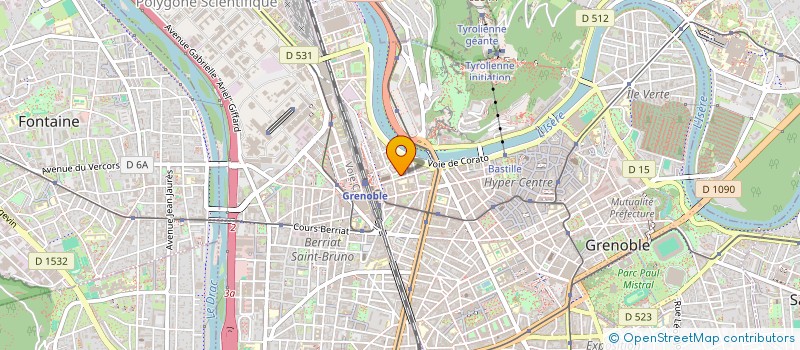 localisation de l'entreprise ASSOCIATION DES BIBLIOTHEQUES D'IUT (ABIUT)  GRENOBLE