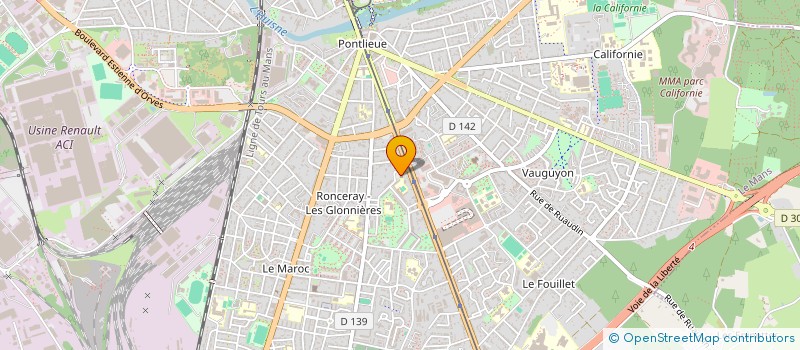 localisation de l'entreprise ASSOCIATION DES BONNES OEUVRES MOSQUEE SALMANE AL FARISSI à LE MANS