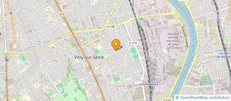 localisation de l'entreprise ASSOCIATION DES BOURLINGUEURS à VITRY-SUR-SEINE