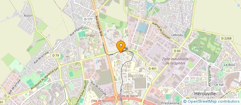 localisation de l'entreprise ASSOCIATION DES BRASSEURS DE NORMANDIE à CAEN