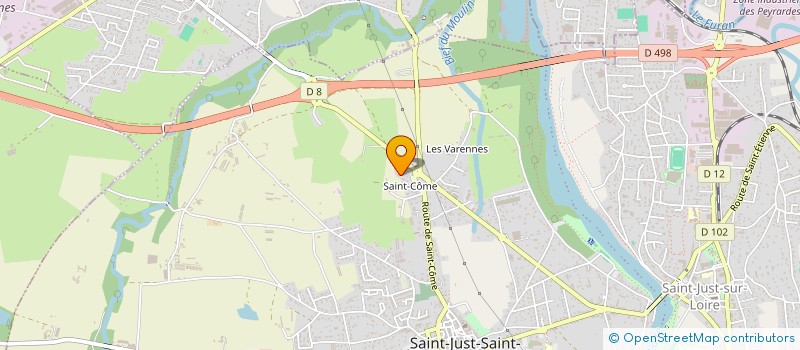 localisation de l'entreprise ASSOCIATION DES BRASSEURS INDEPENDANTS LIGERIENS  SAINT-JUST-SAINT-RAMBERT