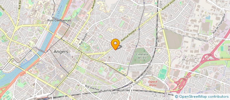 localisation de l'entreprise ASSOCIATION DES BRETONS D ANJOU à ANGERS