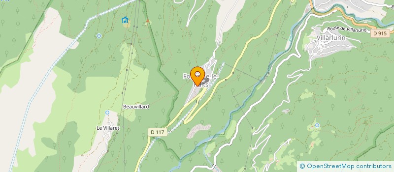 localisation de l'entreprise ASSOCIATION DES BRIDOIS ET DES PERRERAINS à COURCHEVEL