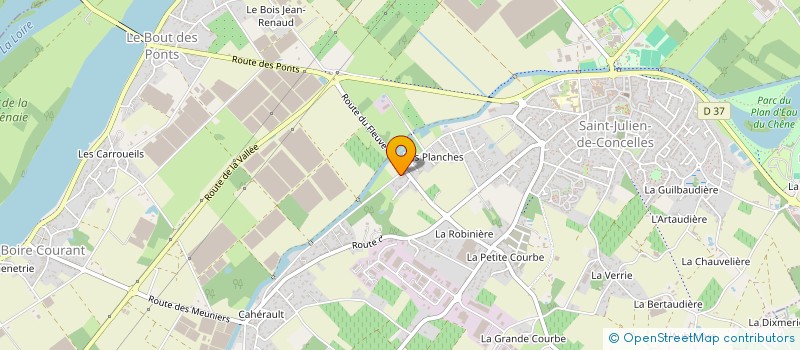 localisation de l'entreprise ASSOCIATION DES BROUILL'ARTS  SAINT-JULIEN-DE-CONCELLES