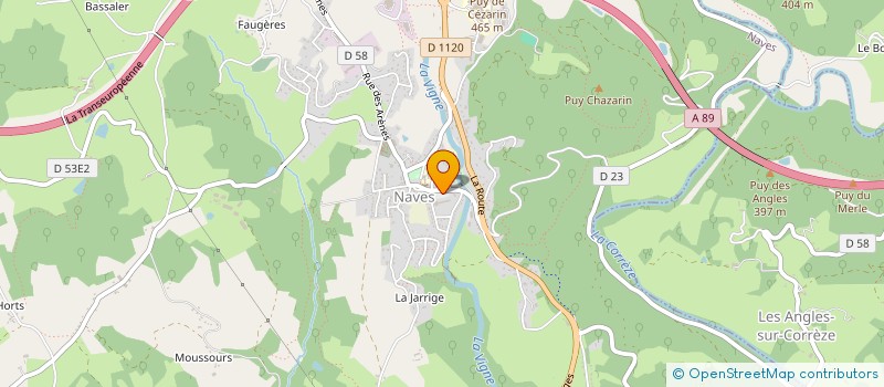 localisation de l'entreprise ASSOCIATION DES BRUYERES  NAVES