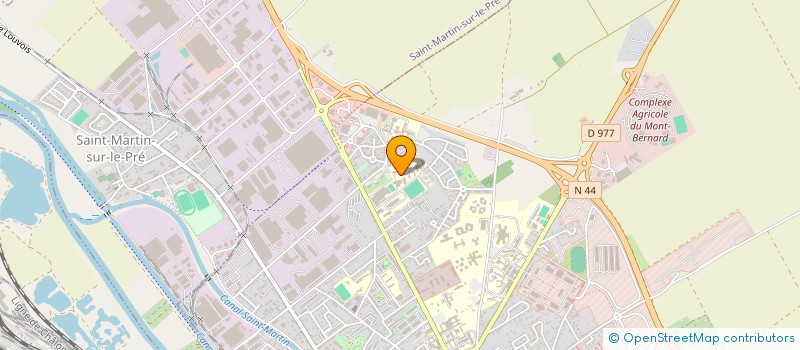 localisation de l'entreprise ASSOCIATION DES BTS DU LYCEE ETIENNE OEHMICHEN  CHALONS-EN-CHAMPAGNE